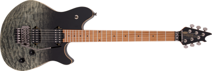 EVH Wolfgang WG Standard QM, Baked Maple Fingerboard, Black Fade