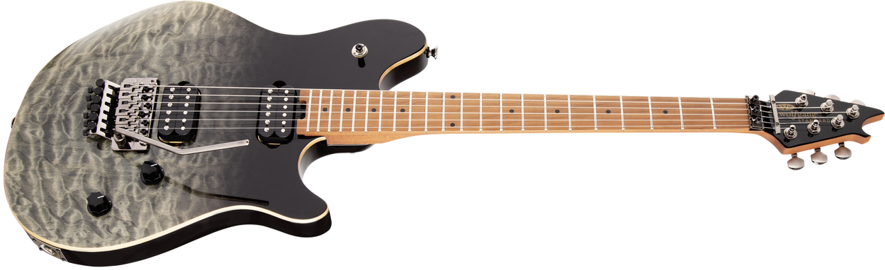 EVH Wolfgang WG Standard QM, Baked Maple Fingerboard, Black Fade