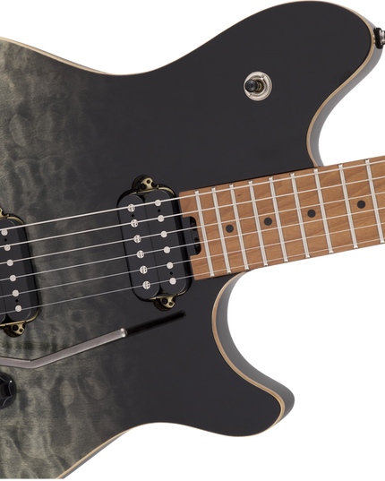 EVH Wolfgang WG Standard QM, Baked Maple Fingerboard, Black Fade