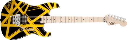 EVH Striped Series Black with Yellow Stripes
