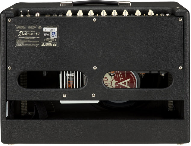 Fender Hot Rod Deluxe IV Black 40 watts; Normal, Drive, and More Drive channels