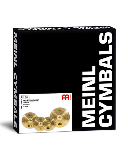 Meinl Cymbals HCS Complete Cymbal Set - 14" Hihat 16" Crash 20" Ride