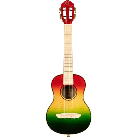 Ortega Prism Tenor Uke Tri Color w/Bag