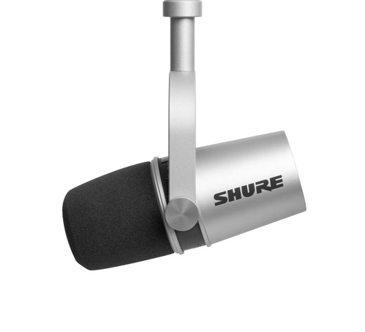 Shure MV7-K Podcast Microphone. Silver