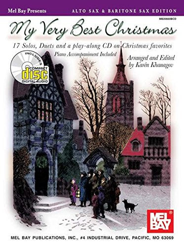 My Very Best Christmas, Alto Sax & Baritone Sax Edition Book/CD Set