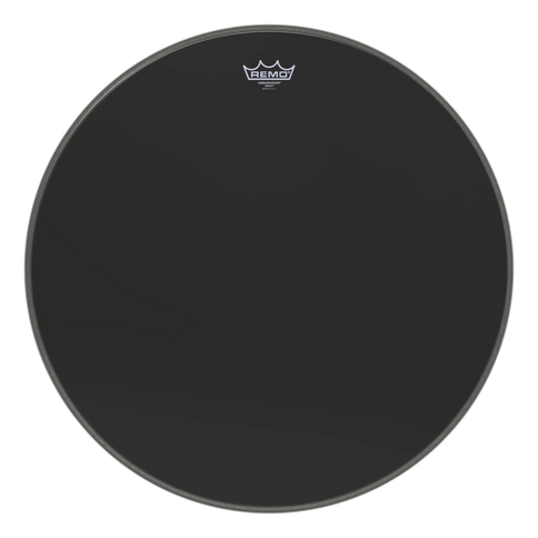 Remo ES1024MP Remo Bass Ambassador Ebony Crimplock 24" Diameter