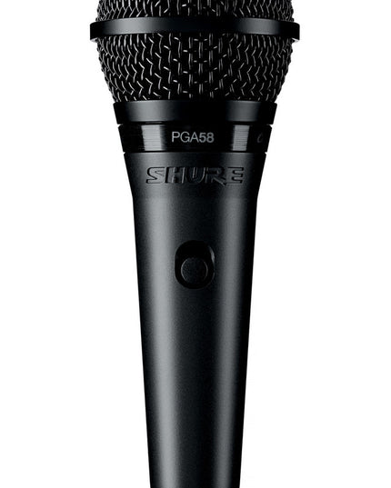 Shure PGA58-QTR Cardiod Dynamic Vocal Microphone. XLR to QTR Cable Included