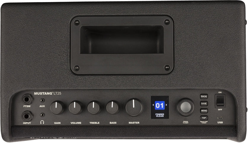 Fender Mustang LT25 Black 25-watt combo amplifier