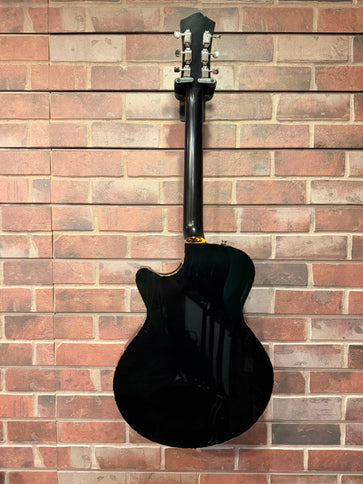 Collings LADYBIRDJBCB Ladybird Fully-Hollow Electric Guitar Jet Black with Custom Body Wood w/Case