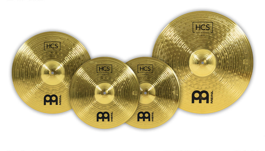 Meinl Cymbals HCS Complete Cymbal Set - 14" Hihat 16" Crash 20" Ride