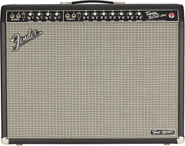 Fender Tone Master Twin Reverb Black Two Jensen N-12K neodymium speakers