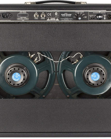 Fender Tone Master Twin Reverb Black Two Jensen N-12K neodymium speakers