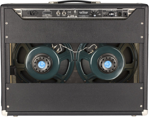 Fender Tone Master Twin Reverb Black Two Jensen N-12K neodymium speakers