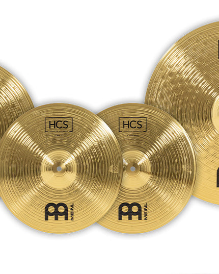 Meinl Cymbals HCS Complete Cymbal Set - 14" Hihat 16" Crash 20" Ride