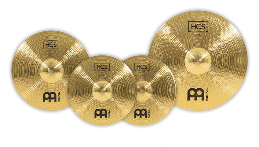 Meinl Cymbals HCS Complete Cymbal Set - 14" Hihat 16" Crash 20" Ride