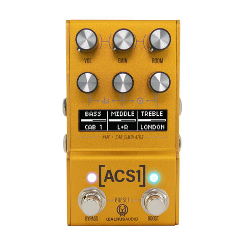 Walrus Audio Mako Series MKII: ACS1 Amp + Cab Simulator