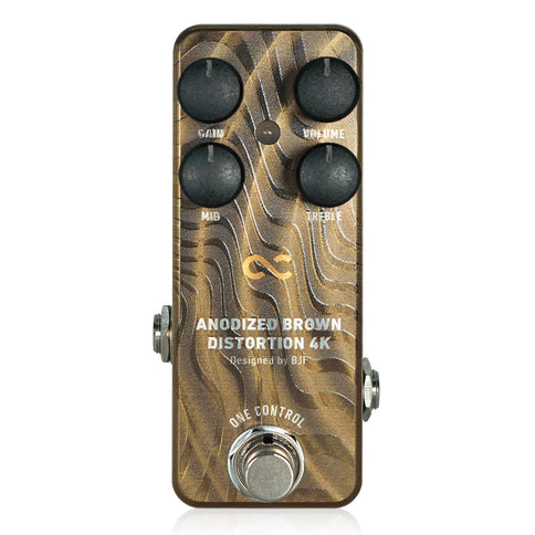 One Control ANODIZEDBROWN Anodized Brown Distortion Pedal