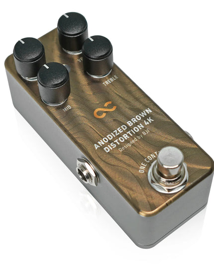 One Control ANODIZEDBROWN Anodized Brown Distortion Pedal