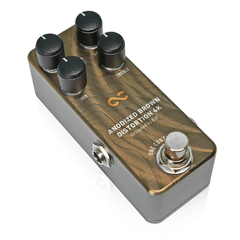 One Control ANODIZEDBROWN Anodized Brown Distortion Pedal
