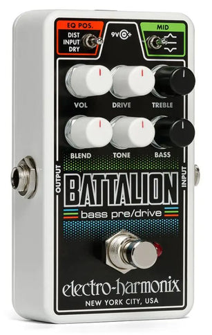 Electro-Harmonix NANOBATT Nano Battalion Bass Pre/Drive Pedal