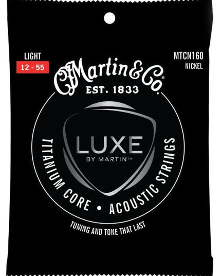 Martin MTCN160 Strings,Titanium/Nckl 160,6 Str,Lt Tnsn