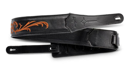 Taylor 4119-25 Taylor Nouveau Strap,Black Leather,2.5"