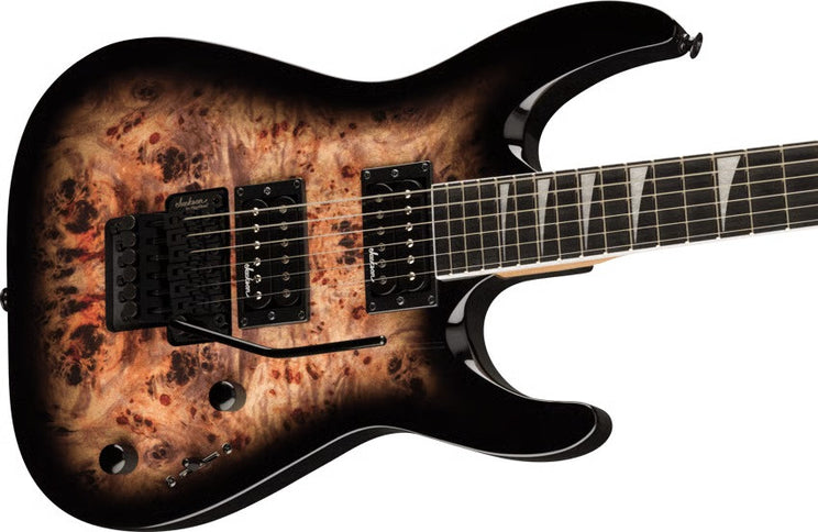 Jackson JS Series Dinky JS32 DKAP, Amaranth Fingerboard, Transparent Black Burst