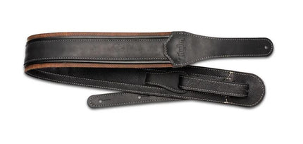 Taylor 4128-25 American Dream Leather Strap,Brown/Black, White Stitching,Taylor 2.5"