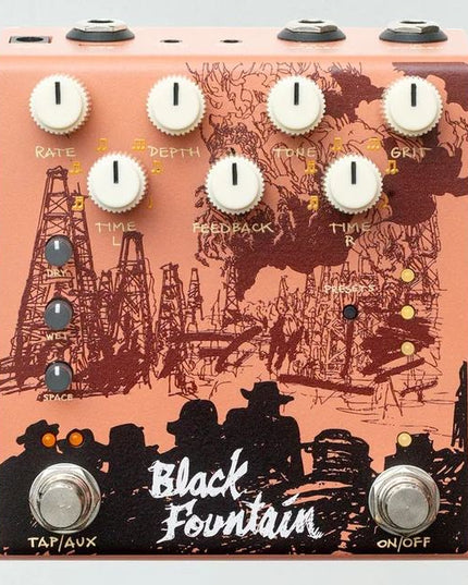 Old Blood Noise BLACKFOUNTAINSTEREOT Black Fountain Stereo - Terracotta