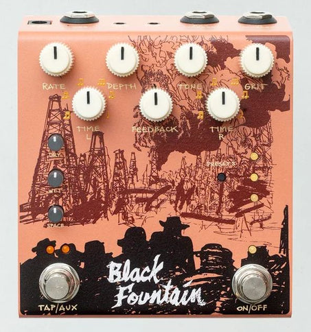 Old Blood Noise BLACKFOUNTAINSTEREOT Black Fountain Stereo - Terracotta