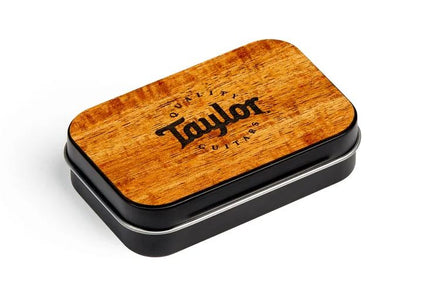 Taylor 2601TAY Pick Tin,Koa Top,Collectable Darktone Series