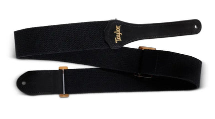 Taylor 4013-20 Taylor GS Mini Strap,Blk Cotton,2",Amber Buckle