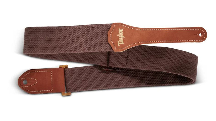 Taylor 4012-20 Taylor GS Mini Strap,Choc Brn,Cot,2",Amb Buckle