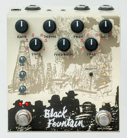 Old Blood Noise BLACKFOUNTAINSTEREO Black Fountain Stereo - Cream (Standard)