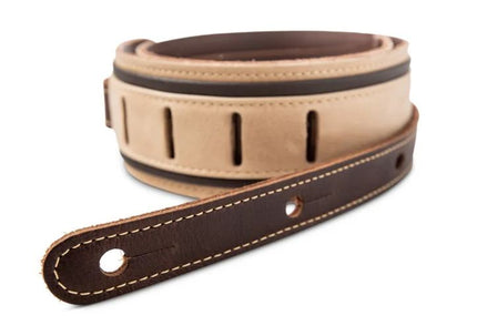 Taylor 4111-25 Taylor Reflections Strap,Spruce/Ebony Lthr,2.5"