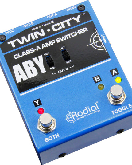 Radial TWINCITY Twin City ABY Amp Switcher Pedal