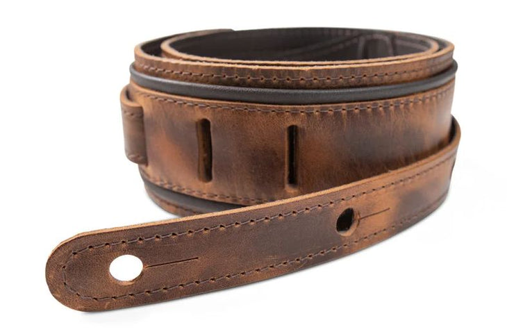 Taylor 4125-25 Taylor Fountain Strap,Leather,2.5",Weathered Brn