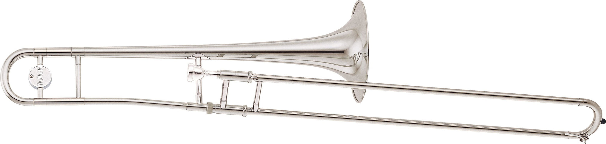 Yamaha YSL-354S Standard Trombone; .500" bore; silver-plated; 8" yellow brass bell with detachable balance weight; SLC-350 case; 48 mouthpiece; China