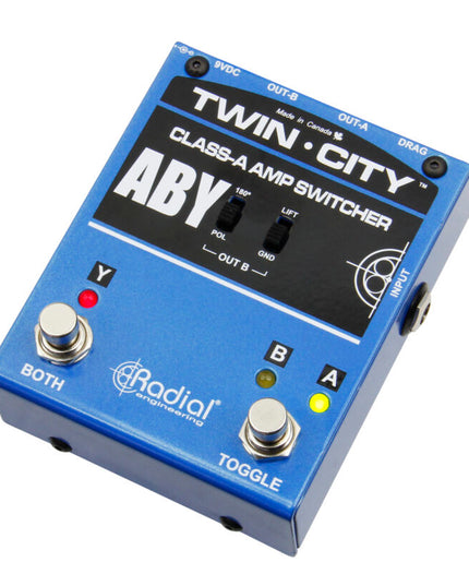 Radial TWINCITY Twin City ABY Amp Switcher Pedal