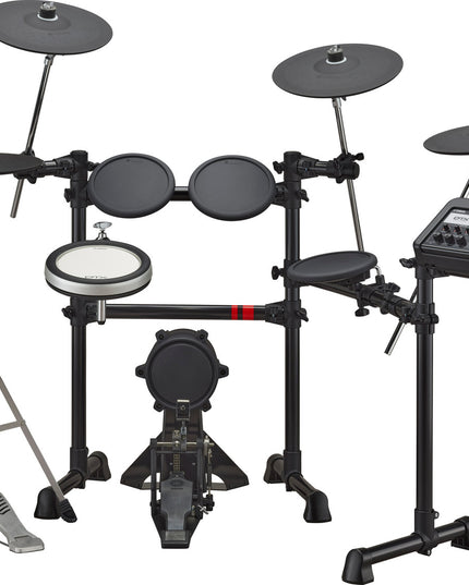 Yamaha DTX6K2-X Electronic Drum Set, 2 boxes, with DTX-PRO Module and RS6 Rack, Pad Set with XP80, TP70 (x3), KP90 Kick Tower Pad, HS650A, RHH135, PCY135 (x3)
