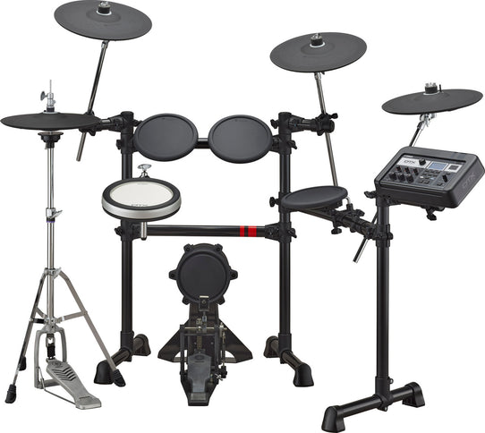 Yamaha DTX6K2-X Electronic Drum Set, 2 boxes, with DTX-PRO Module and RS6 Rack, Pad Set with XP80, TP70 (x3), KP90 Kick Tower Pad, HS650A, RHH135, PCY135 (x3)