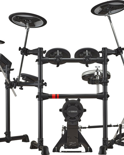 Yamaha DTX6K2-X Electronic Drum Set, 2 boxes, with DTX-PRO Module and RS6 Rack, Pad Set with XP80, TP70 (x3), KP90 Kick Tower Pad, HS650A, RHH135, PCY135 (x3)