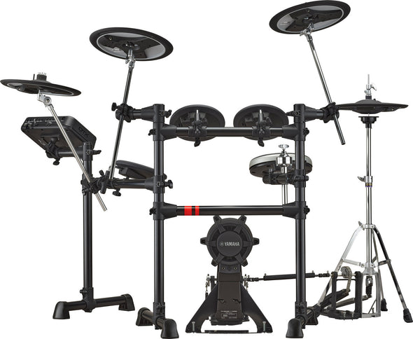 Yamaha DTX6K2-X Electronic Drum Set, 2 boxes, with DTX-PRO Module and RS6 Rack, Pad Set with XP80, TP70 (x3), KP90 Kick Tower Pad, HS650A, RHH135, PCY135 (x3)