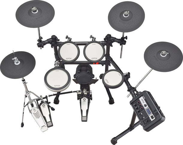 Yamaha DTX6K3-X  Electronic Drum Set, 2 boxes,  with DTX-PRO Module and RS6 Rack, Pad Set with XP80, XP70 (x3), KP90 Kick Tower Pad, HS650A, RHH135, PCY135 (x3)