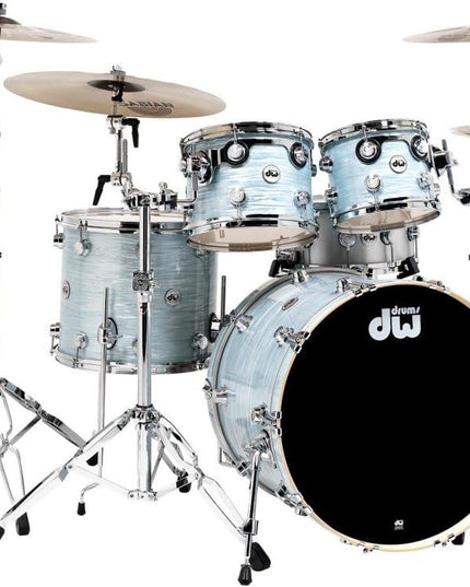 DW SSC Collectors Series 4-Piece Finish Ply Shell Pack Pale Blue Oyster