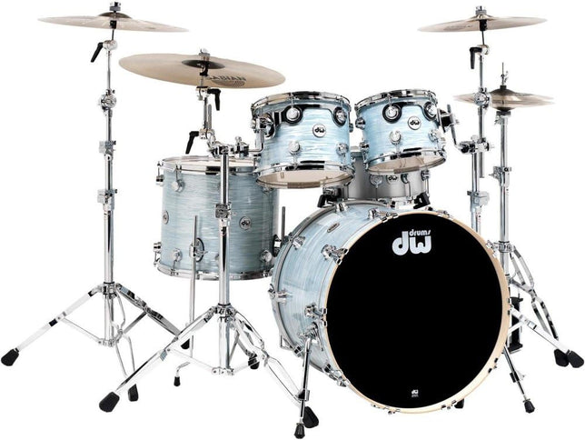 DW SSC Collectors Series 4-Piece Finish Ply Shell Pack Pale Blue Oyster