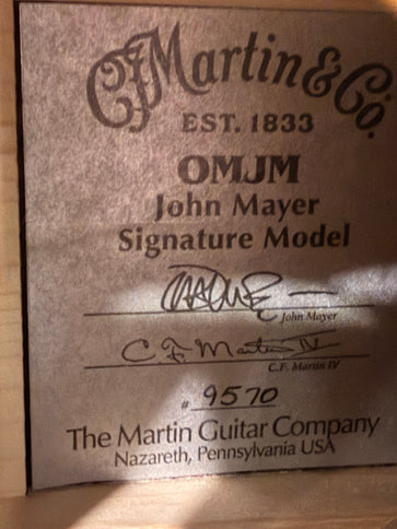 Martin OMJM OM John Mayer w/Case