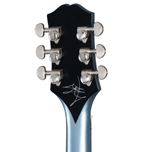 Epiphone Jared James Nichols "Blues Power" Les Paul Custom Electric Guitar Aged Pelham Blue