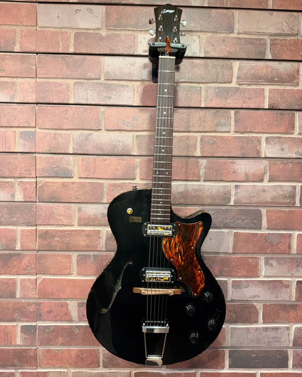 Collings LADYBIRDJBCB Ladybird Fully-Hollow Electric Guitar Jet Black with Custom Body Wood w/Case