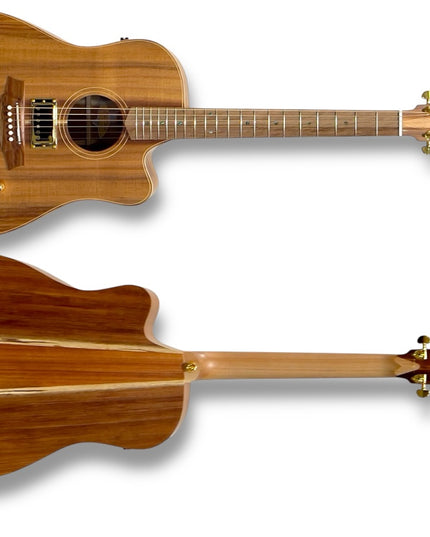 Cole Clark FL2ECBLBLHUM Fat Lady 2 A/E Nat w/Case